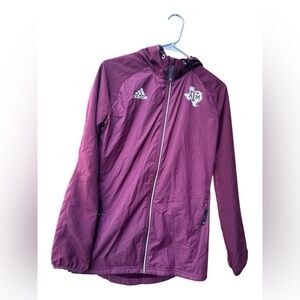 Adidas Texas A&M Burgundy Athletic Jacket Women’s Size Small